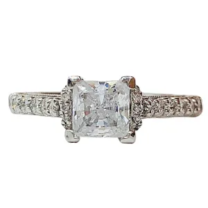 1.00 ctw Diamond engagement ring w/ 0.60 CT