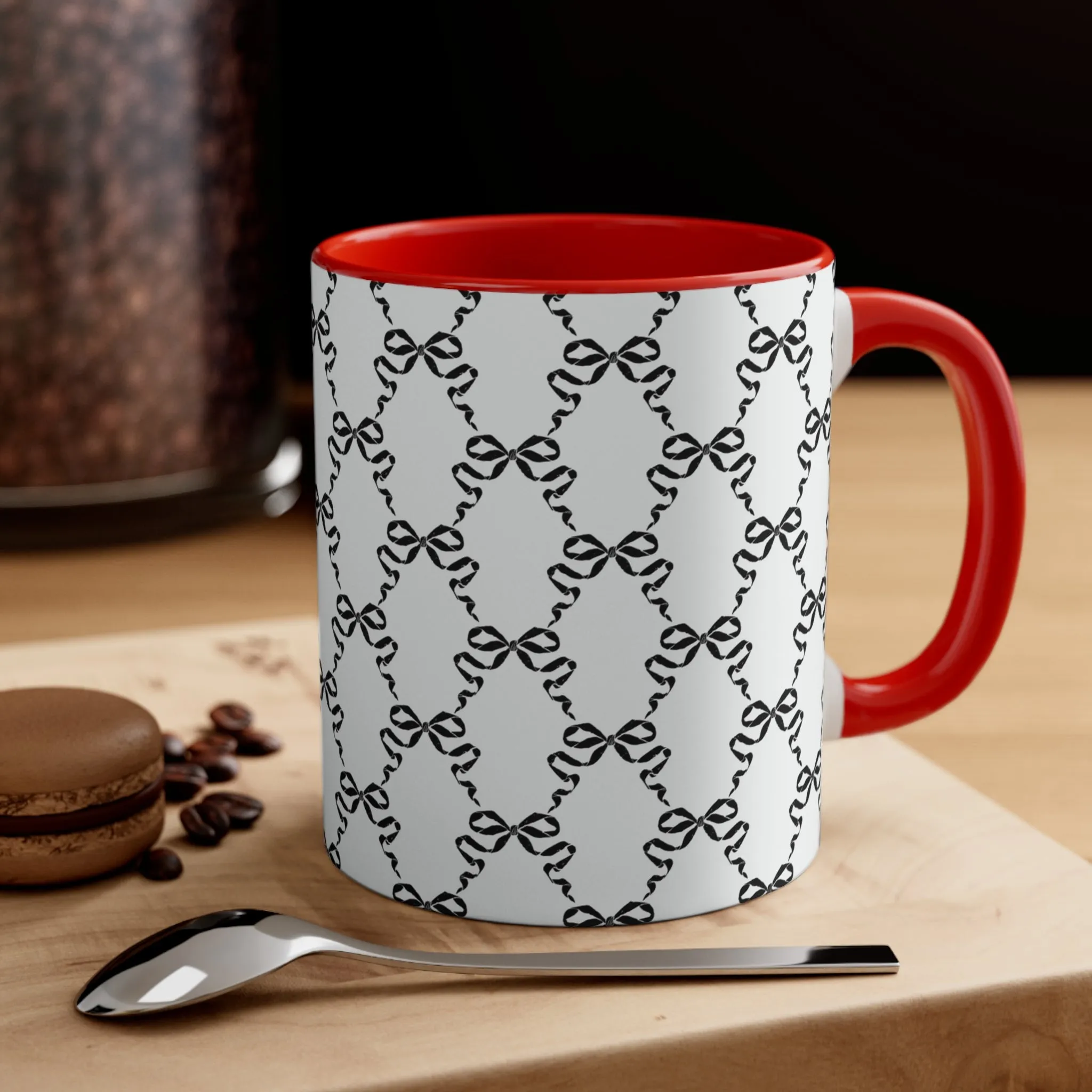 11oz Coquette Black Bow Coffee Mug