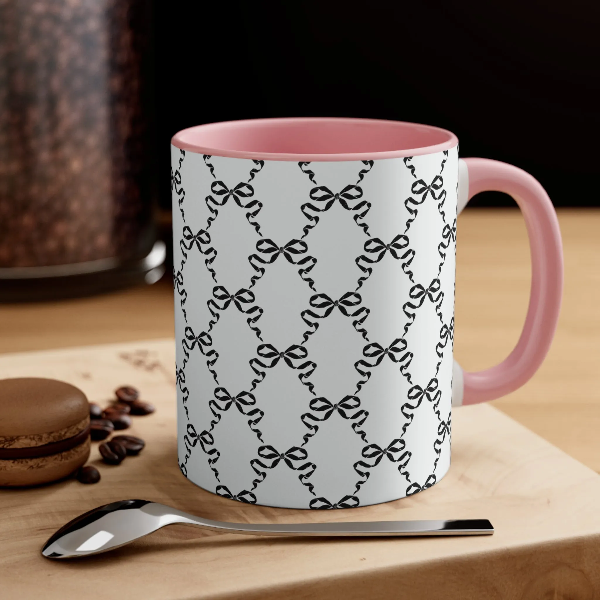 11oz Coquette Black Bow Coffee Mug