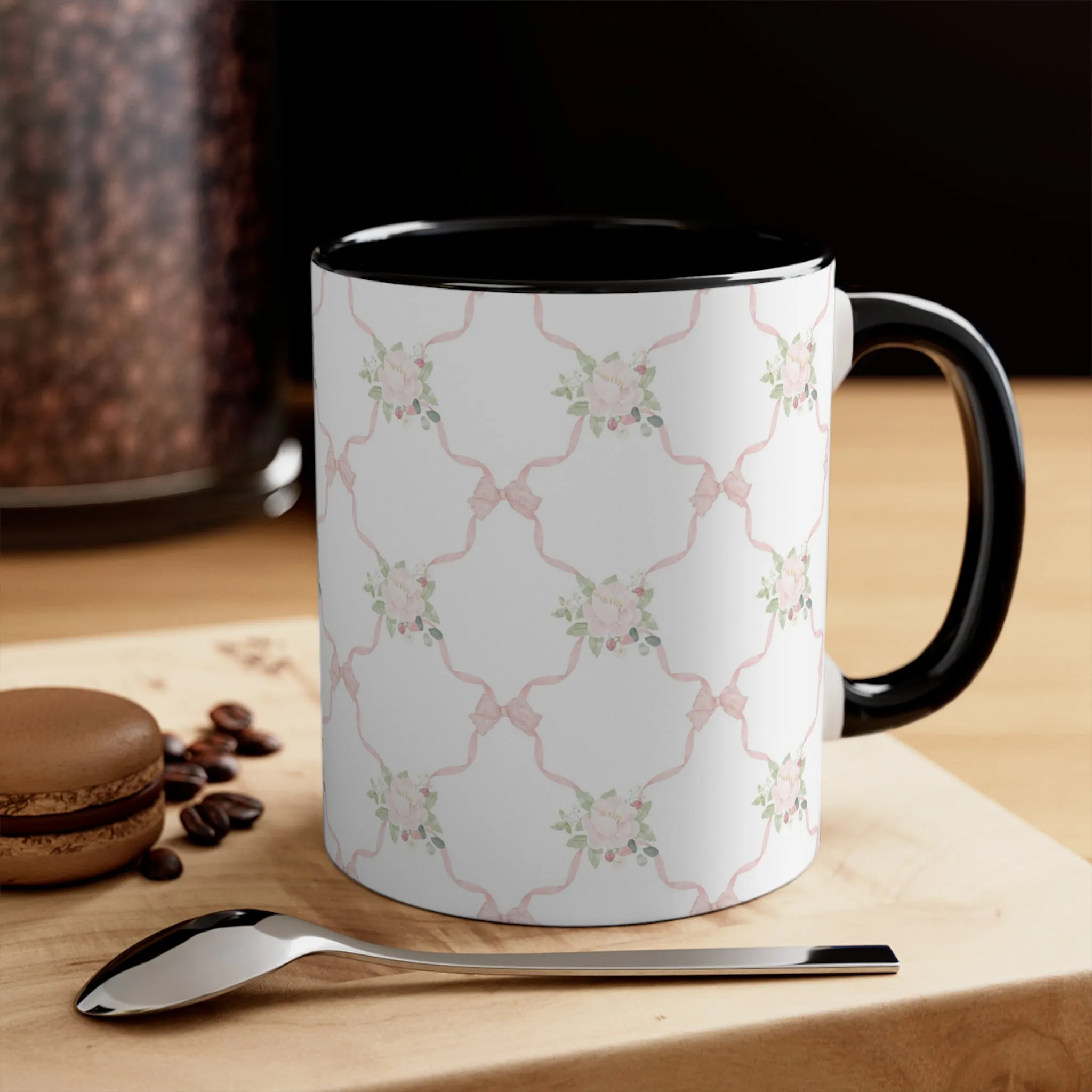 11oz Coquette Pink Bow Coffee Mug