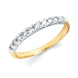 1/3 Ctw. Prong Set Diamond Anniversary Band in 14K Gold