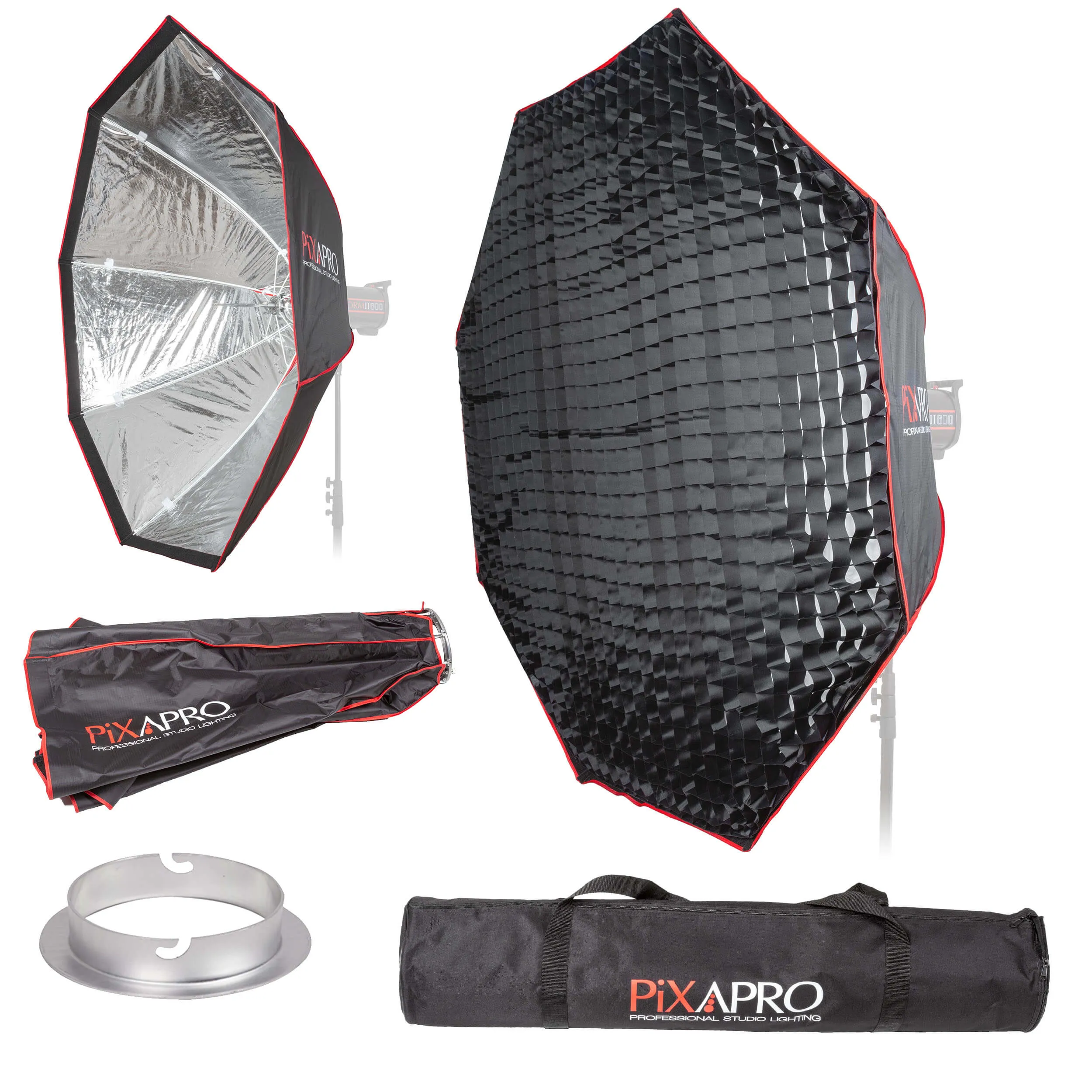 150cm (59") Strong-Sturdy Octagon Umbrella Softbox & Removable Grid