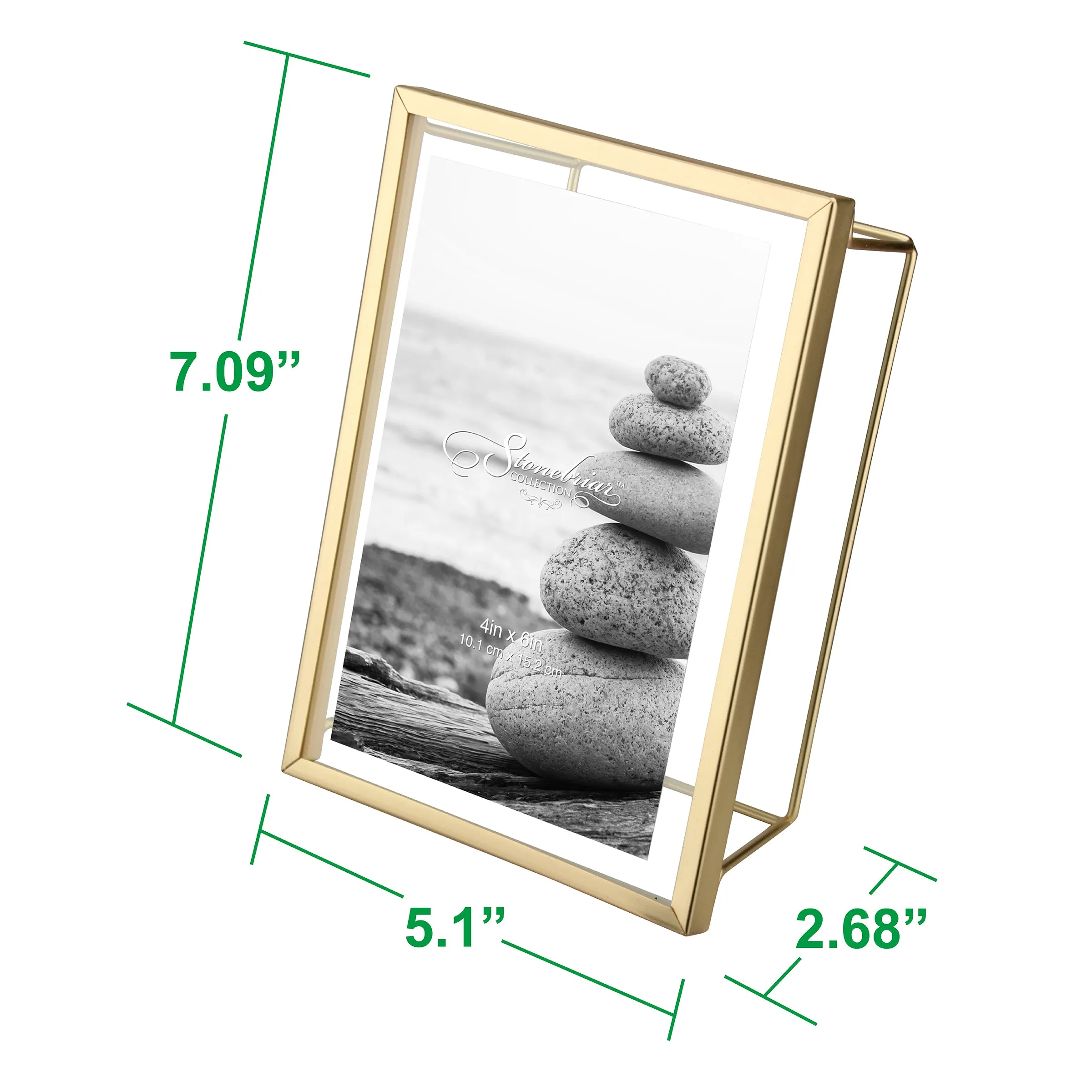 4x6 Wire Frame - Matte Gold