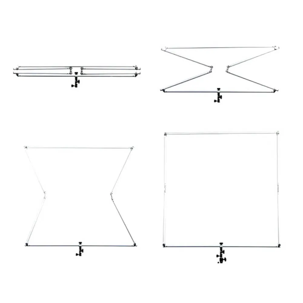 90x90cm (35.4x35.4") Foldable Scrim Diffuser Panel with C-Stand