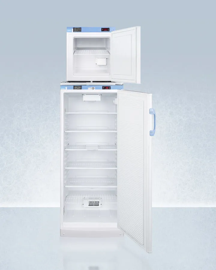 Accucold Summit - 24" Wide All-Refrigerator/All-Freezer Combination | FFAR10-FS24LSTACKMED2