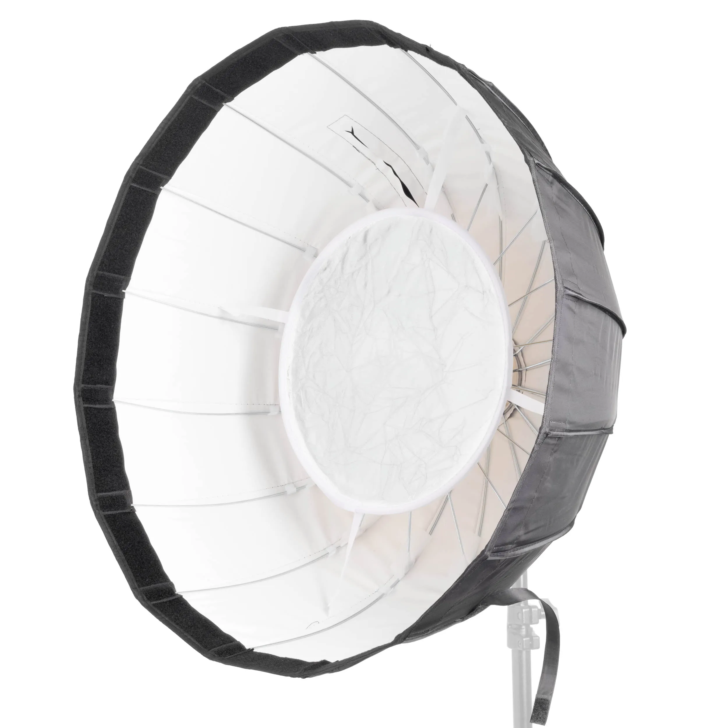 AD-S65W 65cm Portable Silver Godox-Fitting  Parabolic Softbox With White Interior