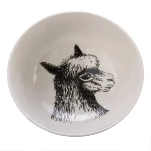 Animal Snack Bowls White Lama