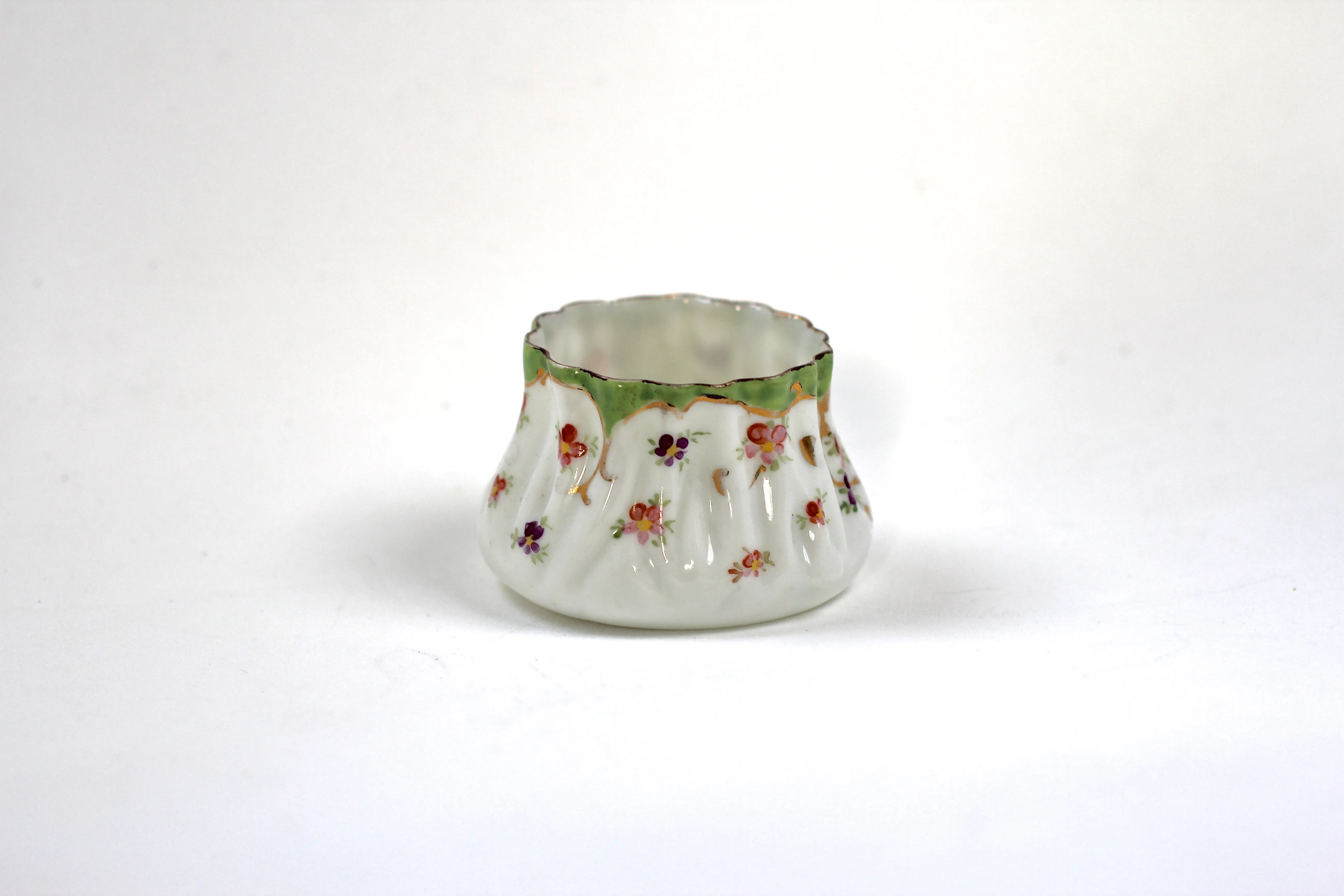 Antique Floral Porcelain Cup