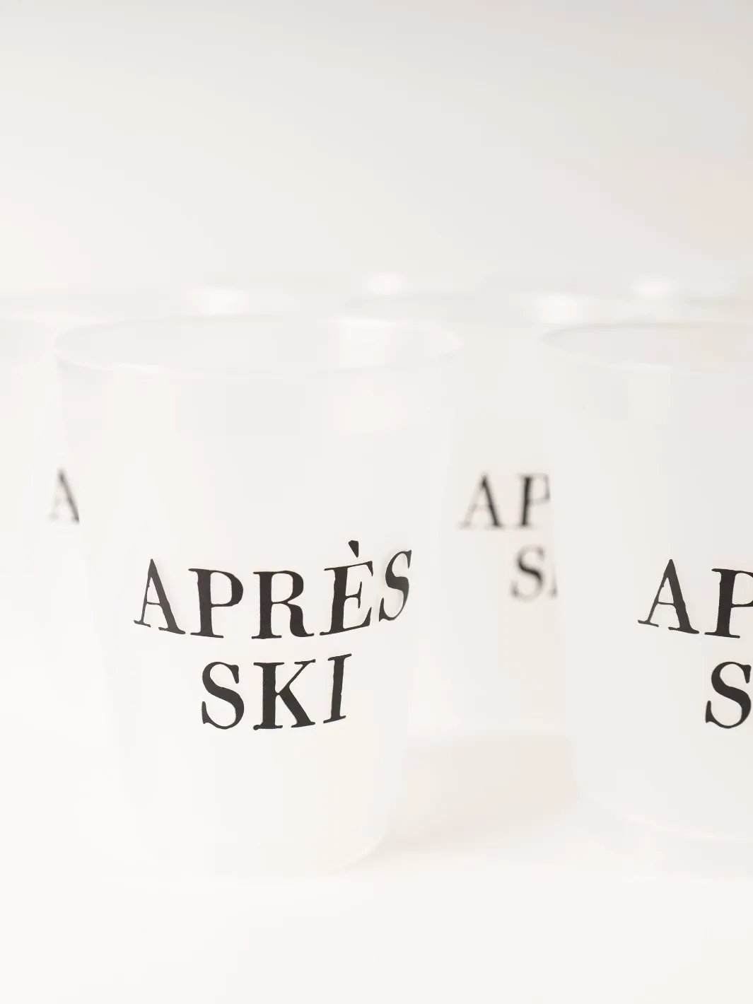 Apres Ski Frosted Cup Set