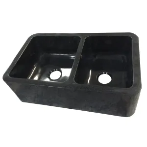 Aubrey Double Bowl Granite Apron-Front Sink