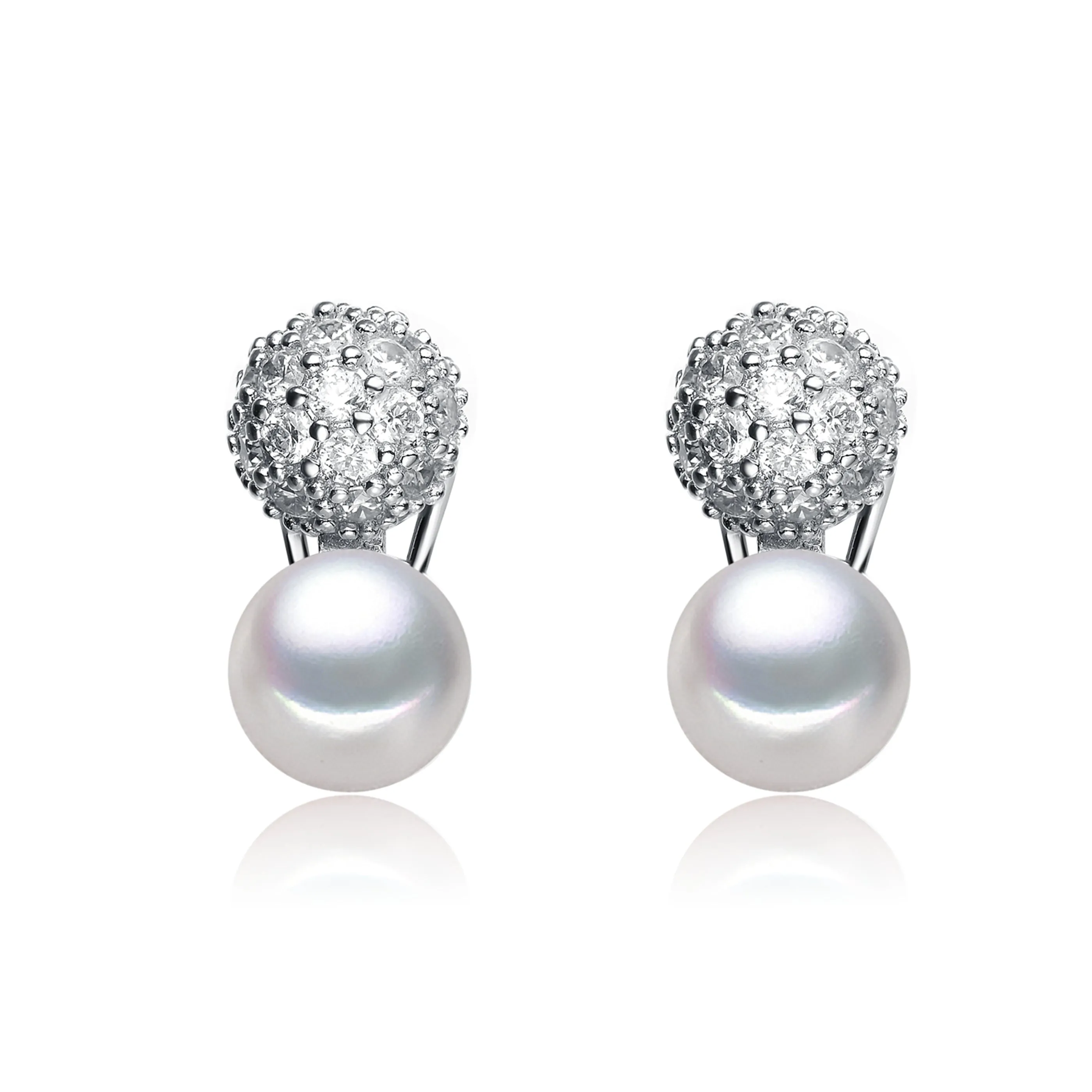 Audrey Snow Pearl Earrings