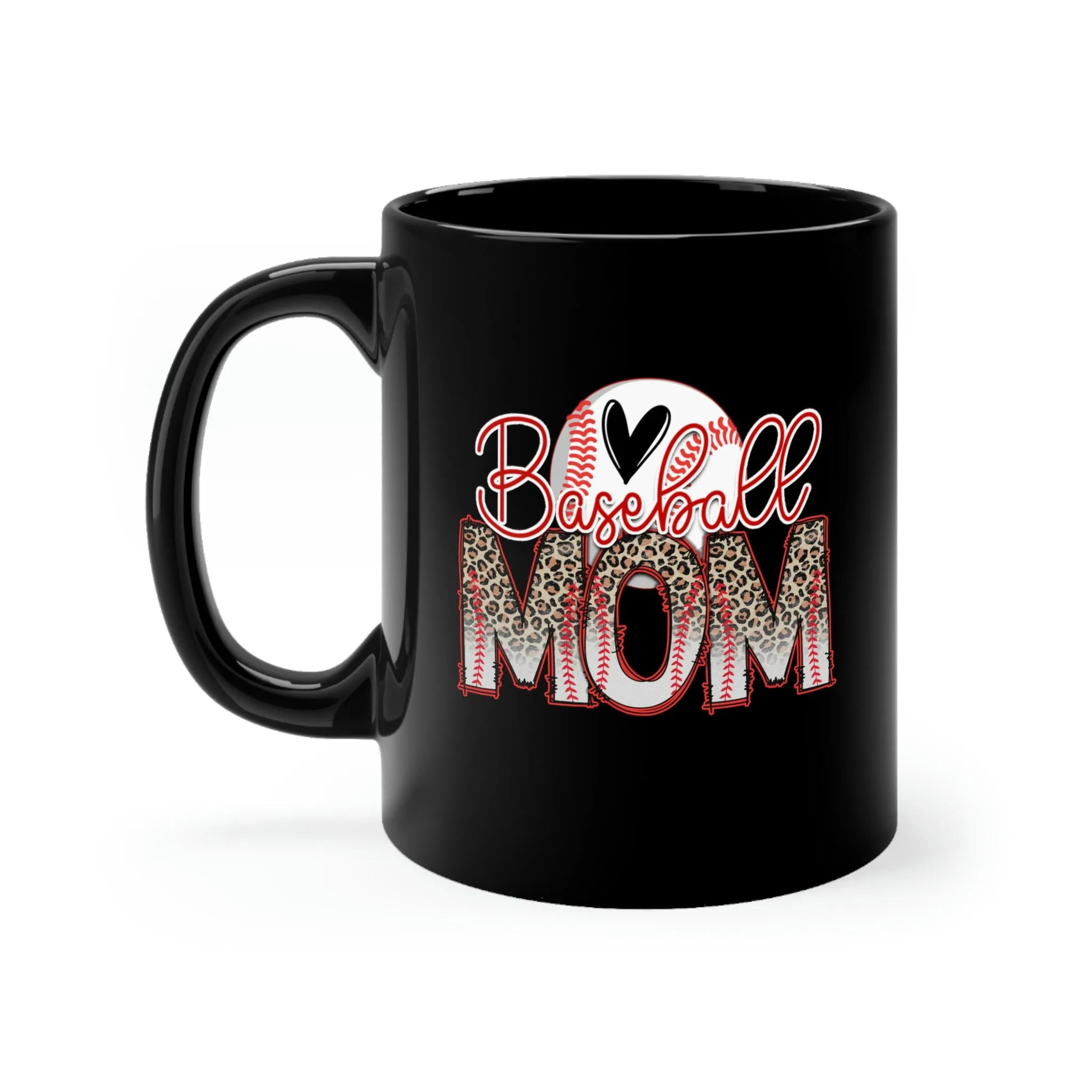 Baseball Mom 02 - Black mug 11oz