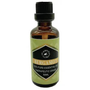 Bergamot Essential Oil 50ml Bottle - Aromatherapy