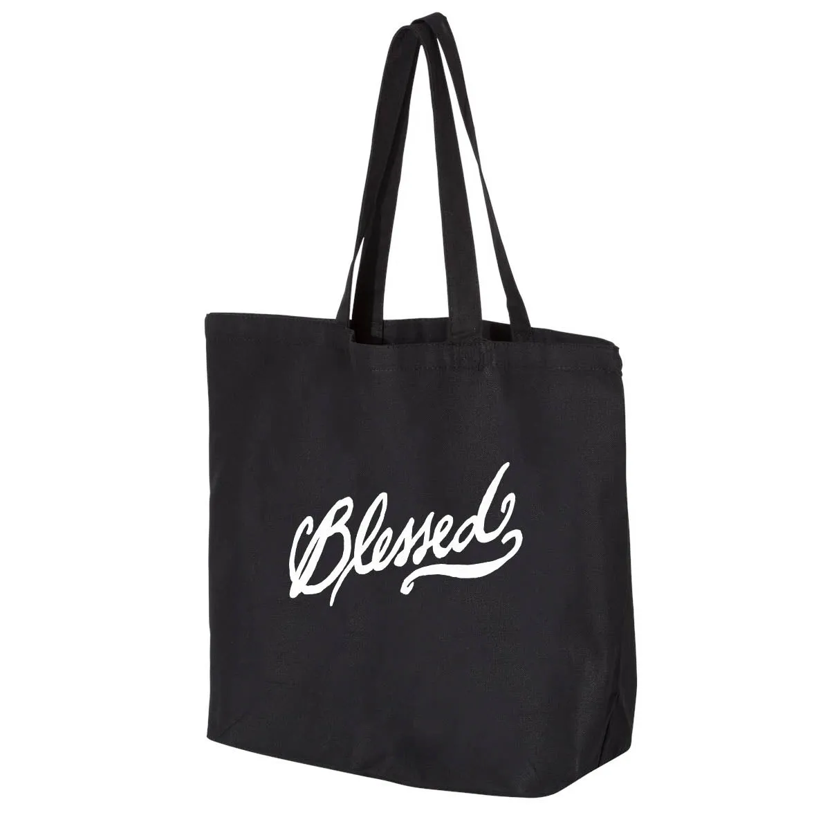 Blessed Jumbo Tote Canvas Bag