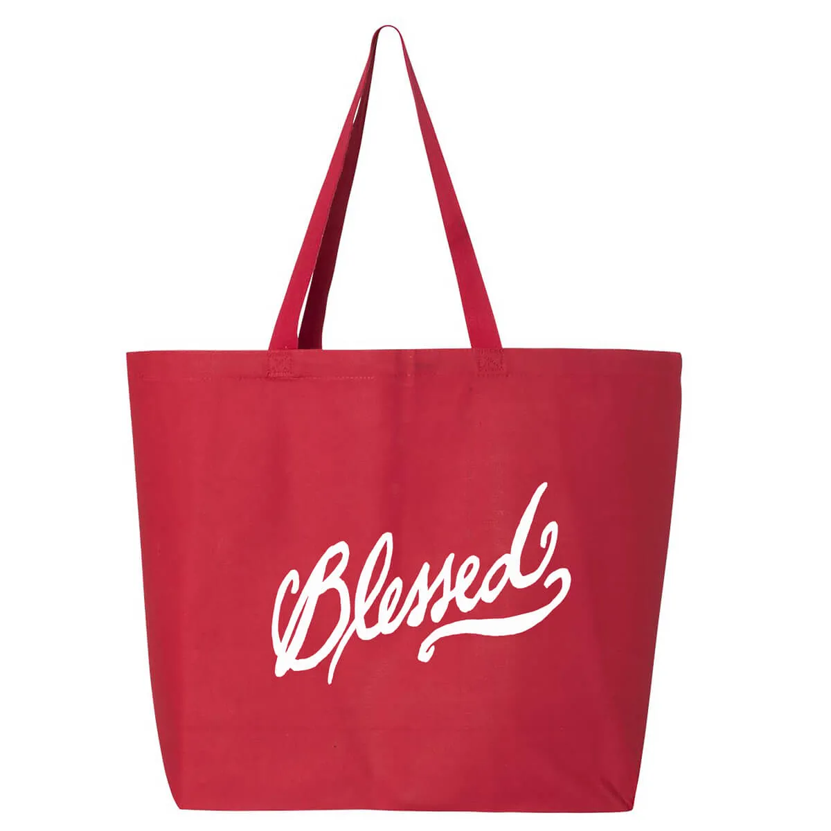 Blessed Jumbo Tote Canvas Bag