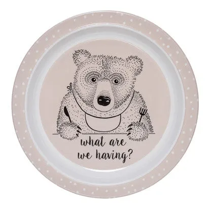 Bloomingville Nelly Plate Rose Melamine