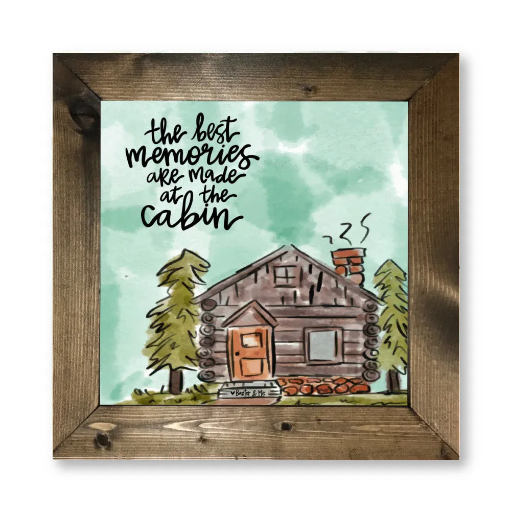 Cabin Memories Framed Art