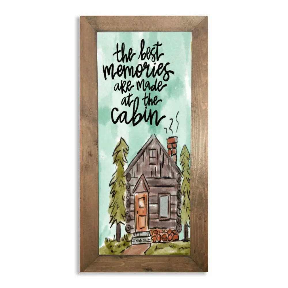 Cabin Memories Framed Art