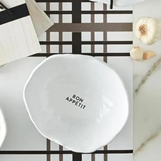 Ceramic Bon Appetit Bowls