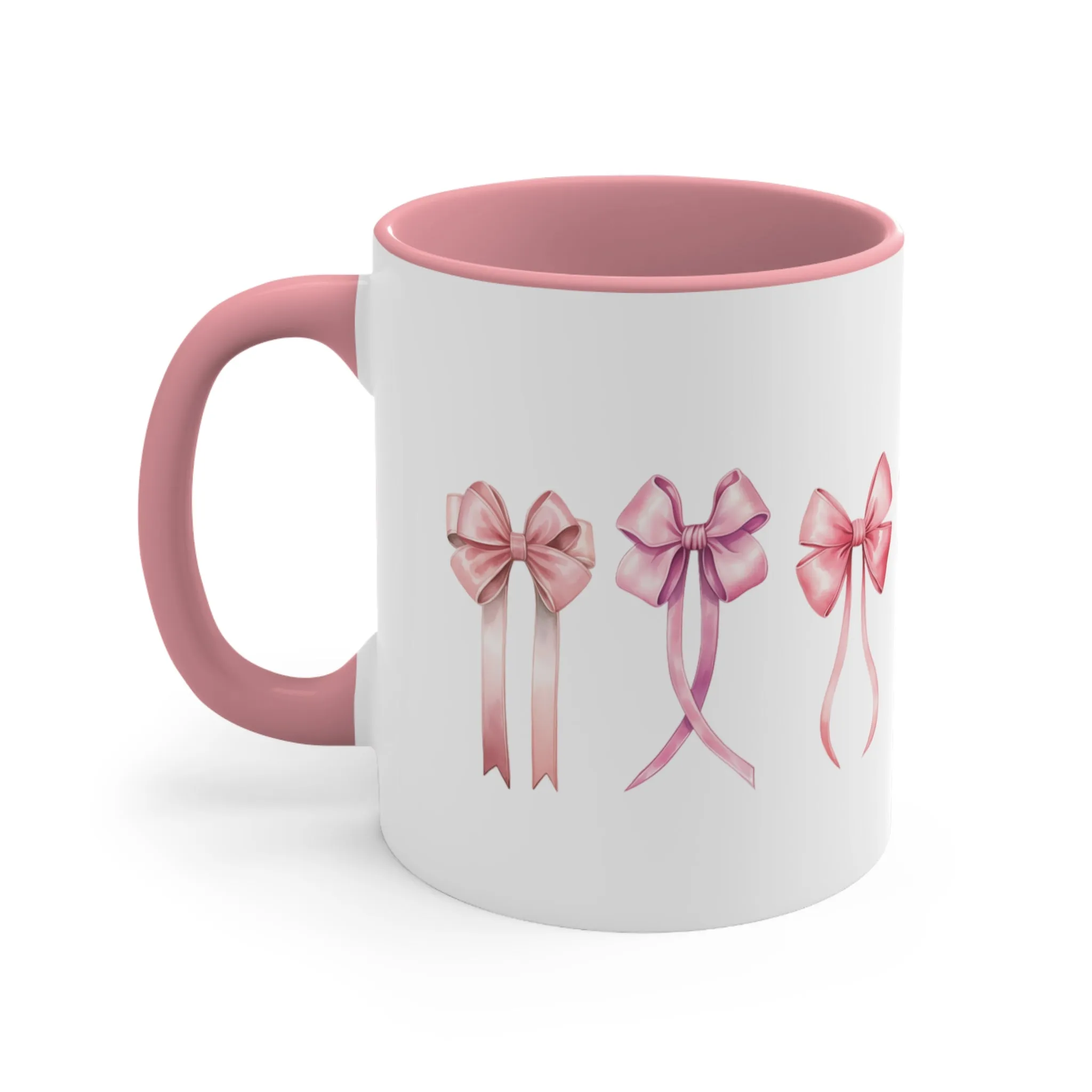 Coquette Bow Mug, Ballet Bows Mug, Pink Bow Coquette Mug