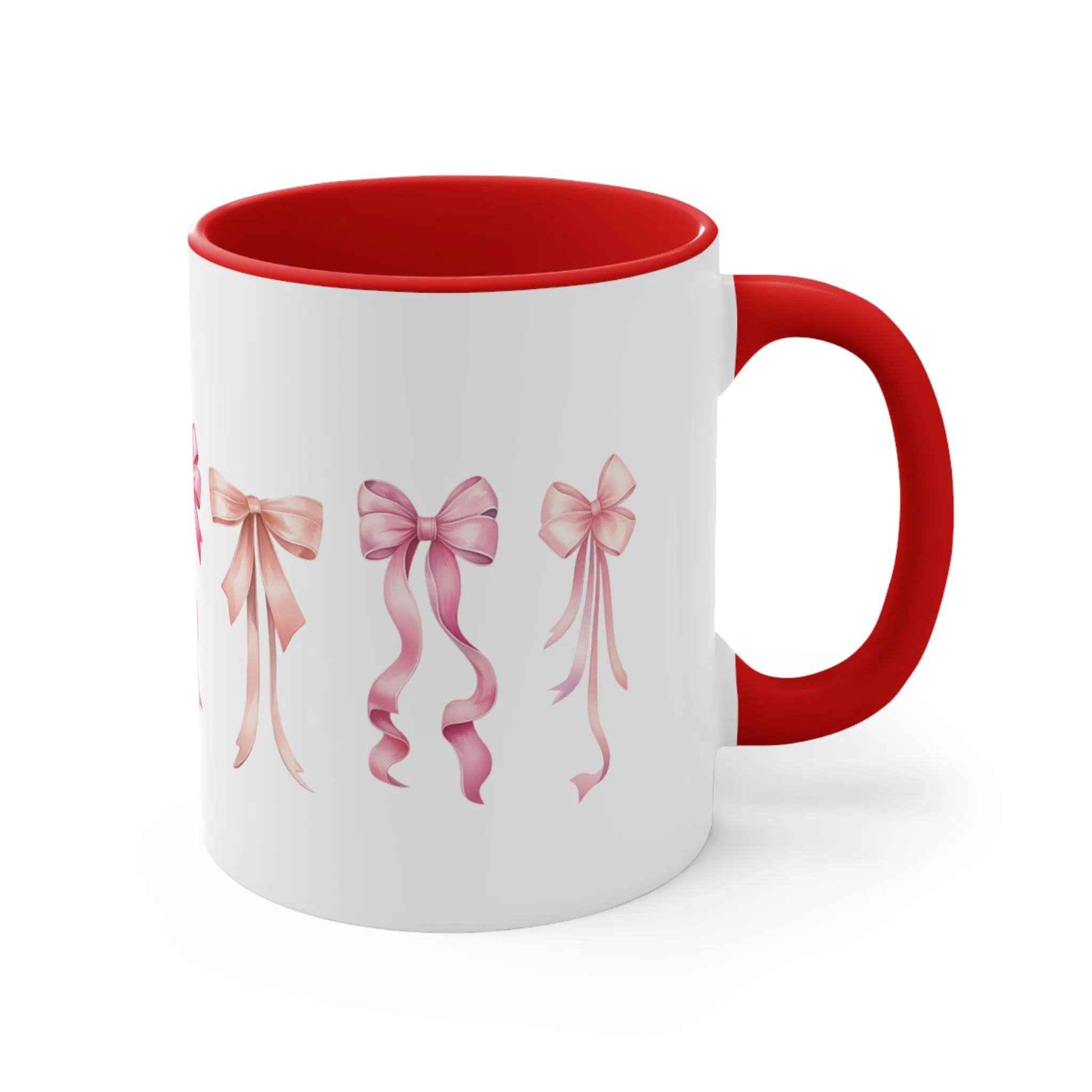 Coquette Bow Mug, Ballet Bows Mug, Pink Bow Coquette Mug