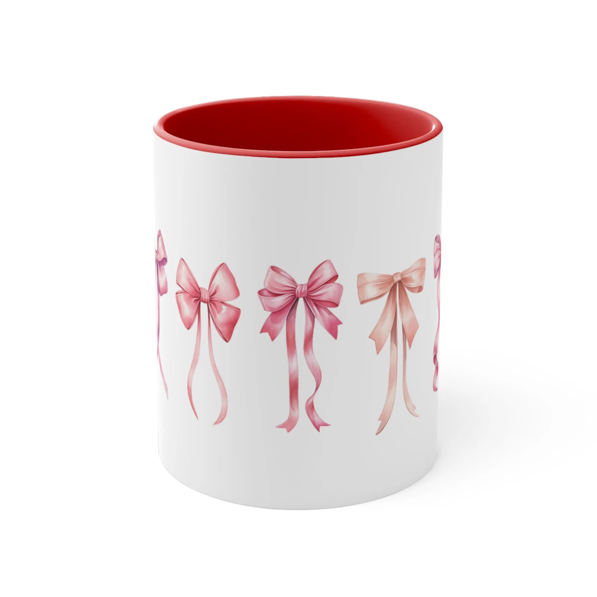 Coquette Bow Mug, Ballet Bows Mug, Pink Bow Coquette Mug