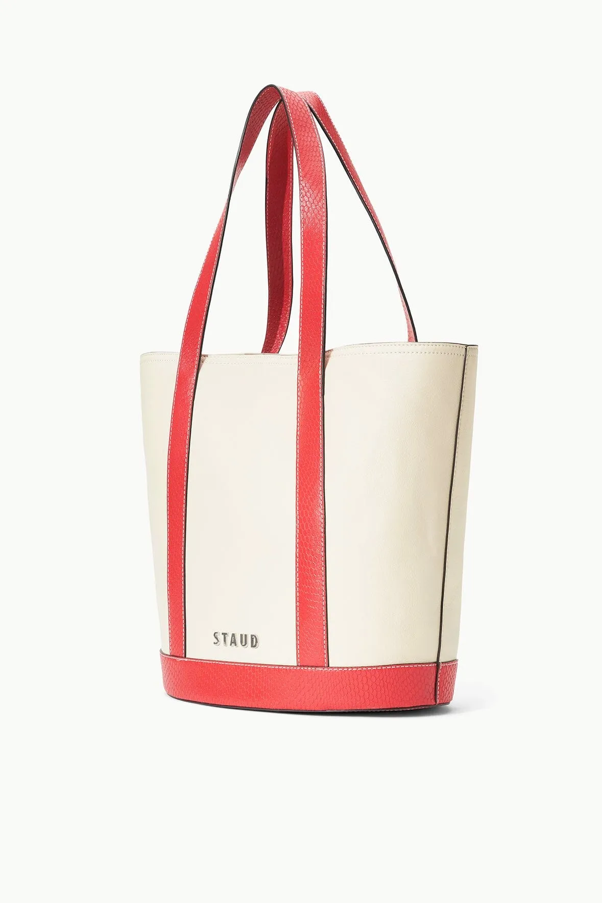 CUSTOM ALLORA TOTE | CREAM RED ROSE