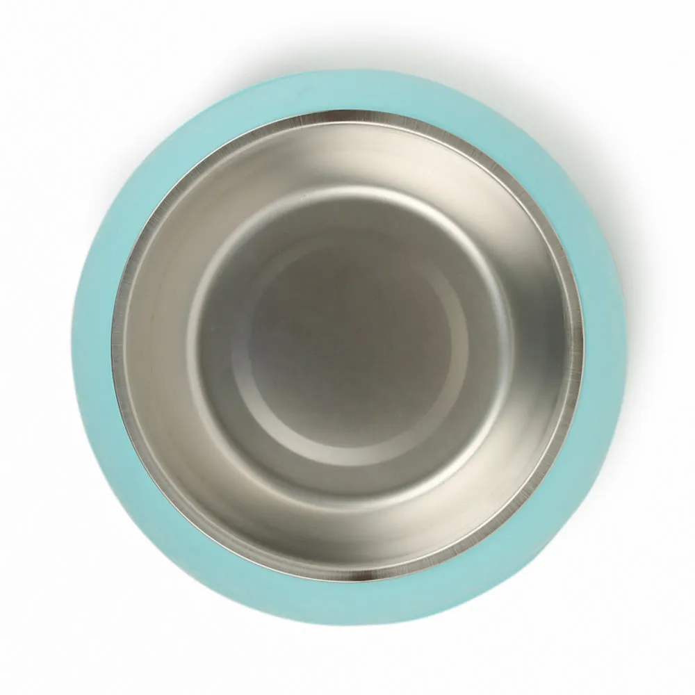 Dear Pet Wide Dog Bowl with Paw Pattern