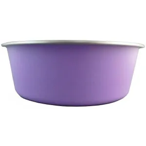 Delisio Design Stainless Steel Dog Bowl Purple Extra Large