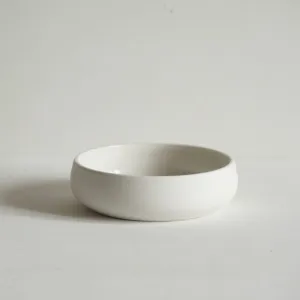 Flat Bowl (Unglazed Exterior)- Classical Porcelain