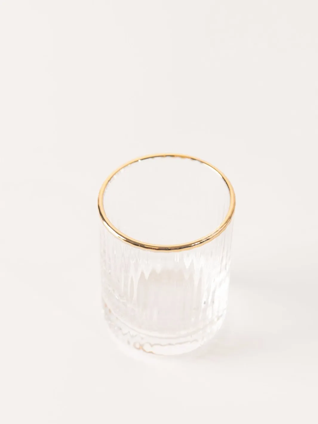 Gold Rimmed Shot Glass