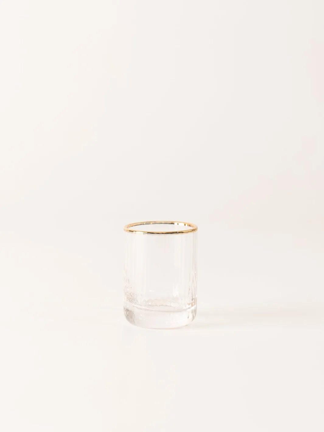 Gold Rimmed Shot Glass