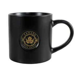 Golden Canada maple leaf Vintage  design coffee /Tea CUP 14oz.