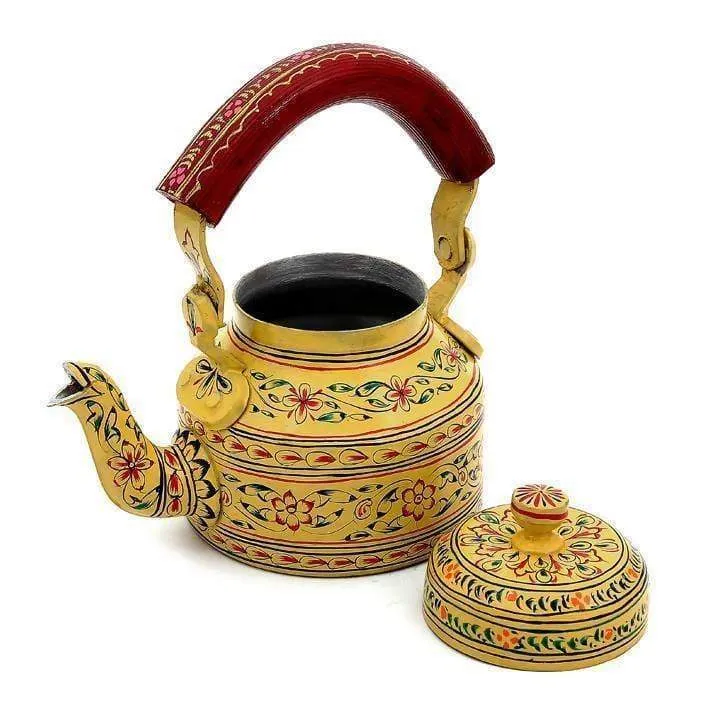 Hand-painted Rajasthani Teapot: Elegance