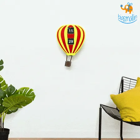 Hot Air Balloon Flip Clock