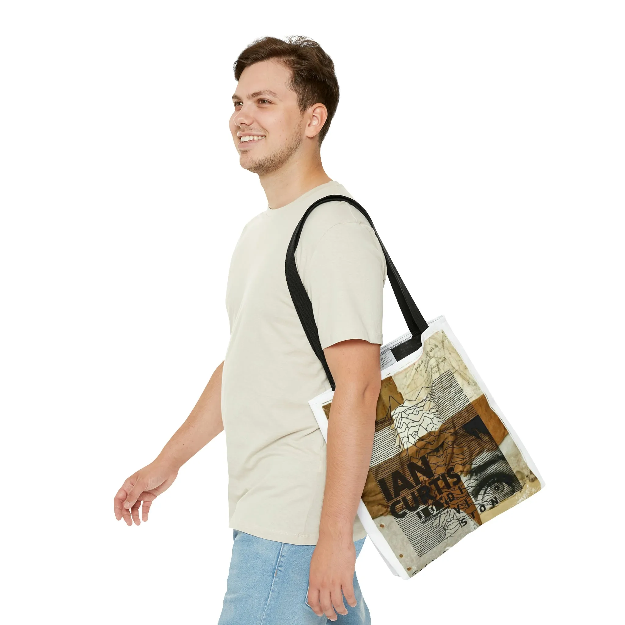 Ian Curtis AOP Tote Bag by Insignia