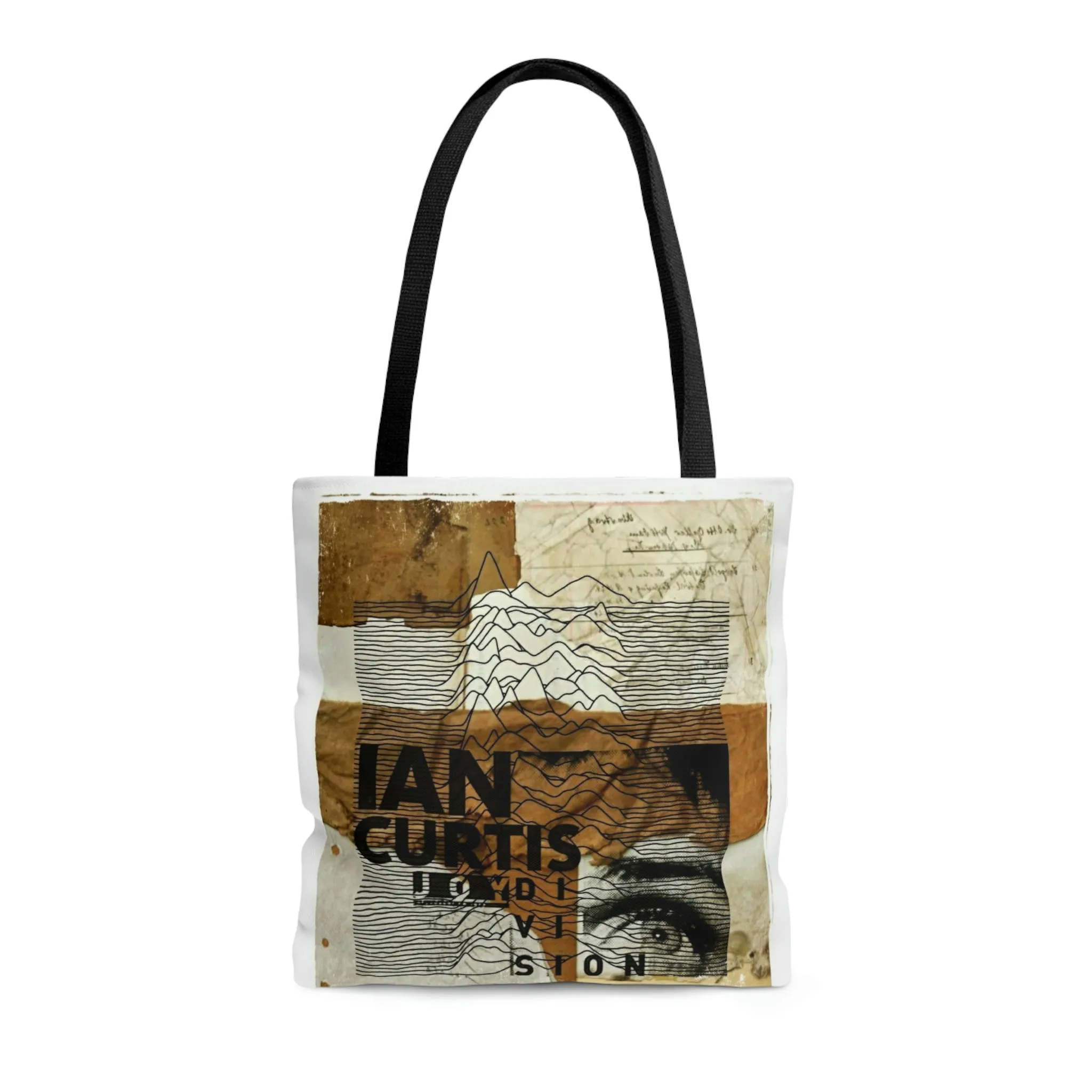 Ian Curtis AOP Tote Bag by Insignia