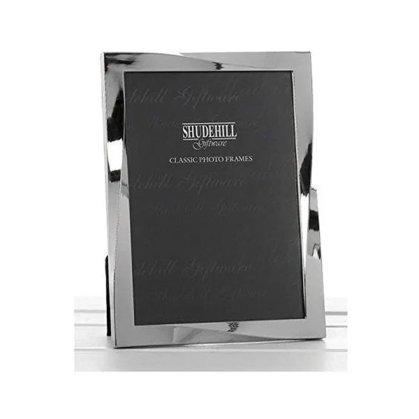 Joe Davies 6x8 Polished Silver Twist Photo Frame