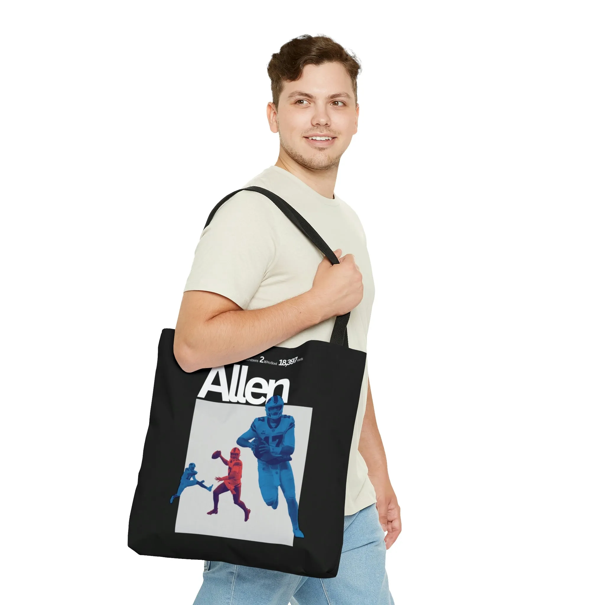 Josh Allen Mafia Tote Bag, Large Buffalo Football bag