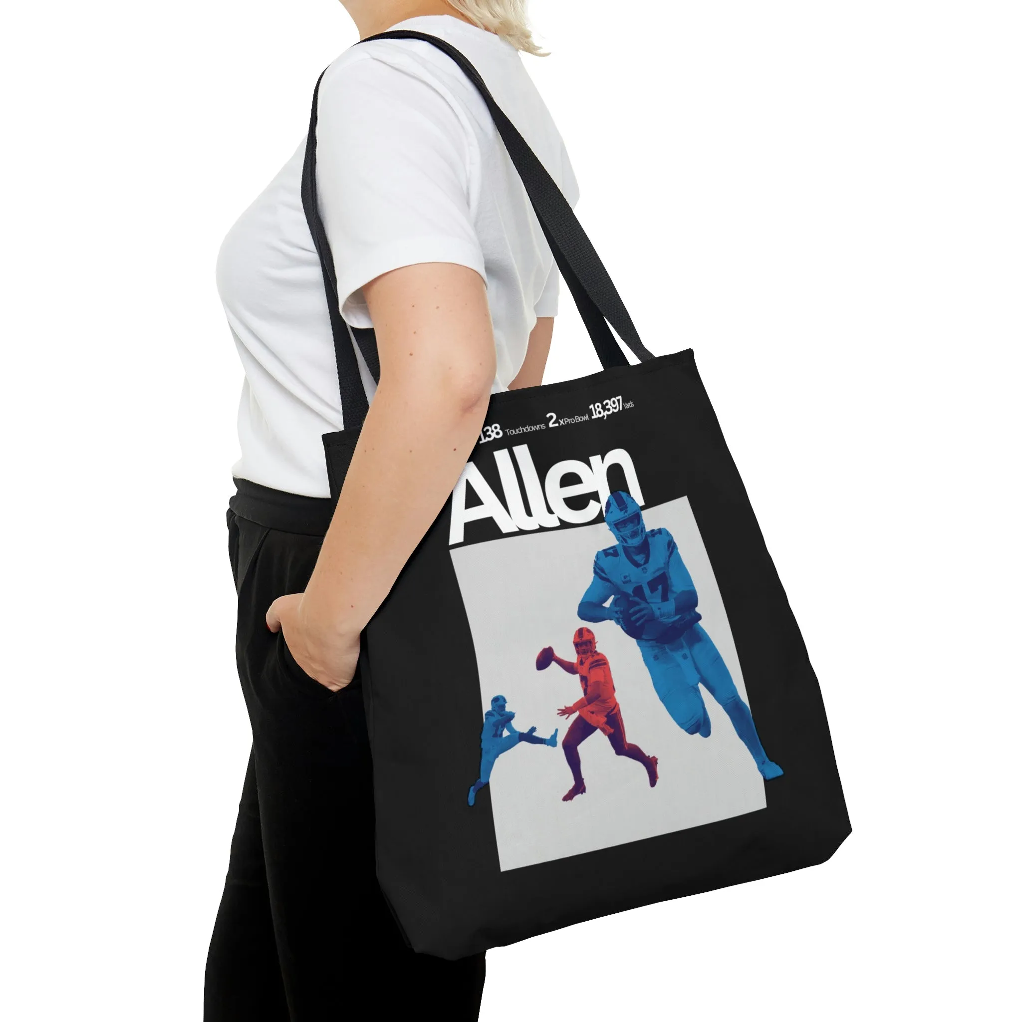 Josh Allen Mafia Tote Bag, Large Buffalo Football bag