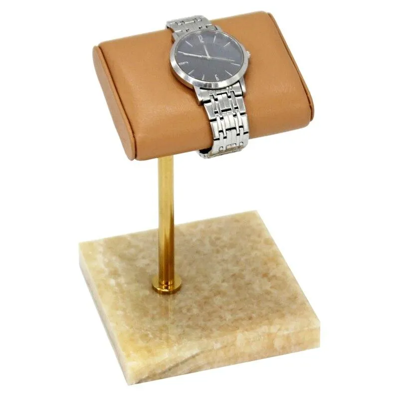 Joshua Gold-Tone Marble Watch Stand Display Holder