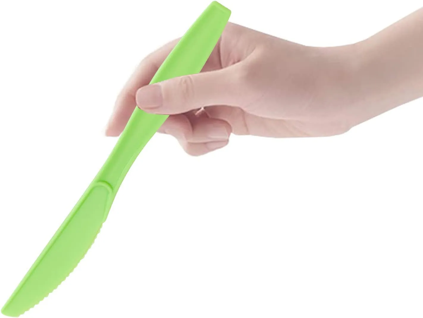 Kicko Lime Green Premium Cutlery - 108 Pieces - Plasticware for Birthday Parties, Catering