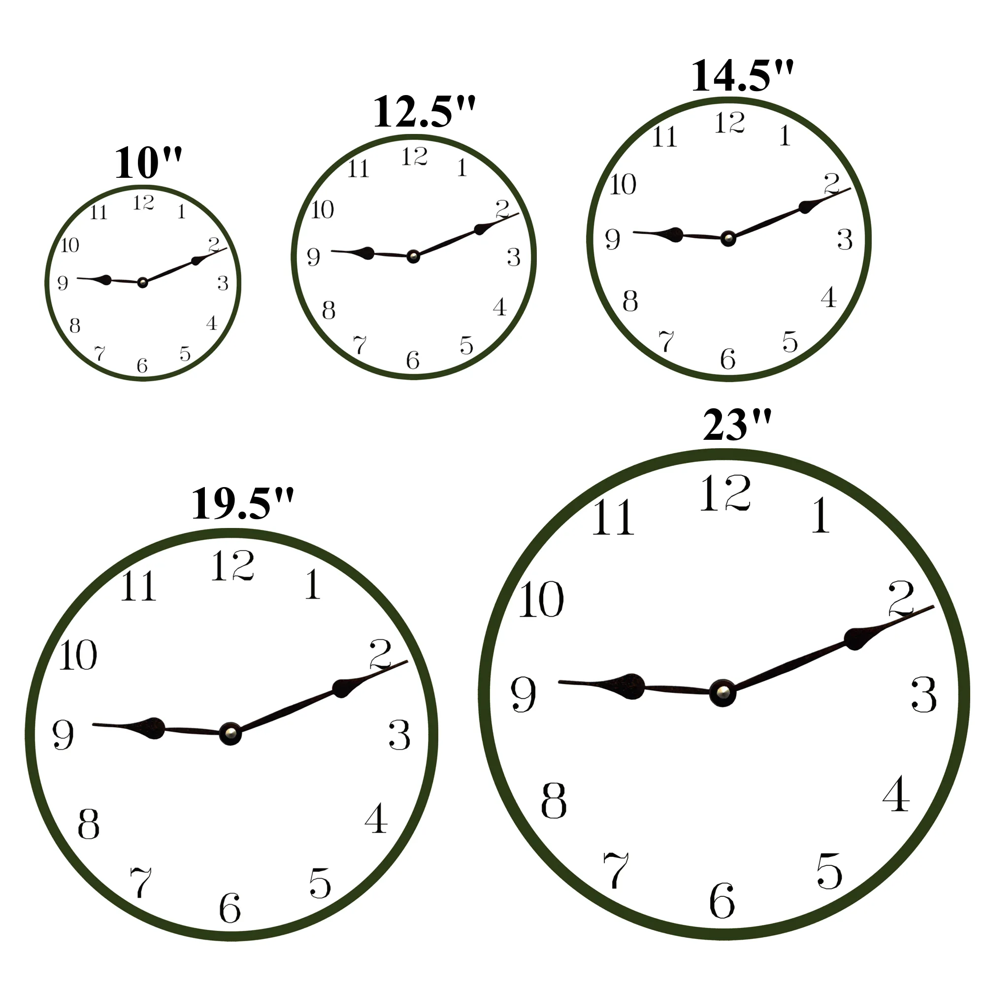 Lake Time Whatever Clock- Grey Wall Clock