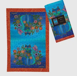 Laurel Burch™ Cerulean Cats Tea Towels - NEW!!!