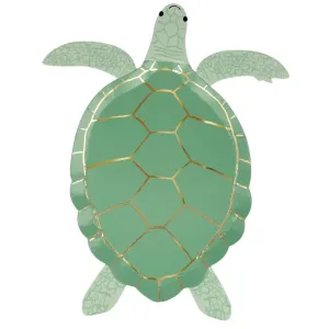 Meri Meri Turtle Plates - 8 Pkt