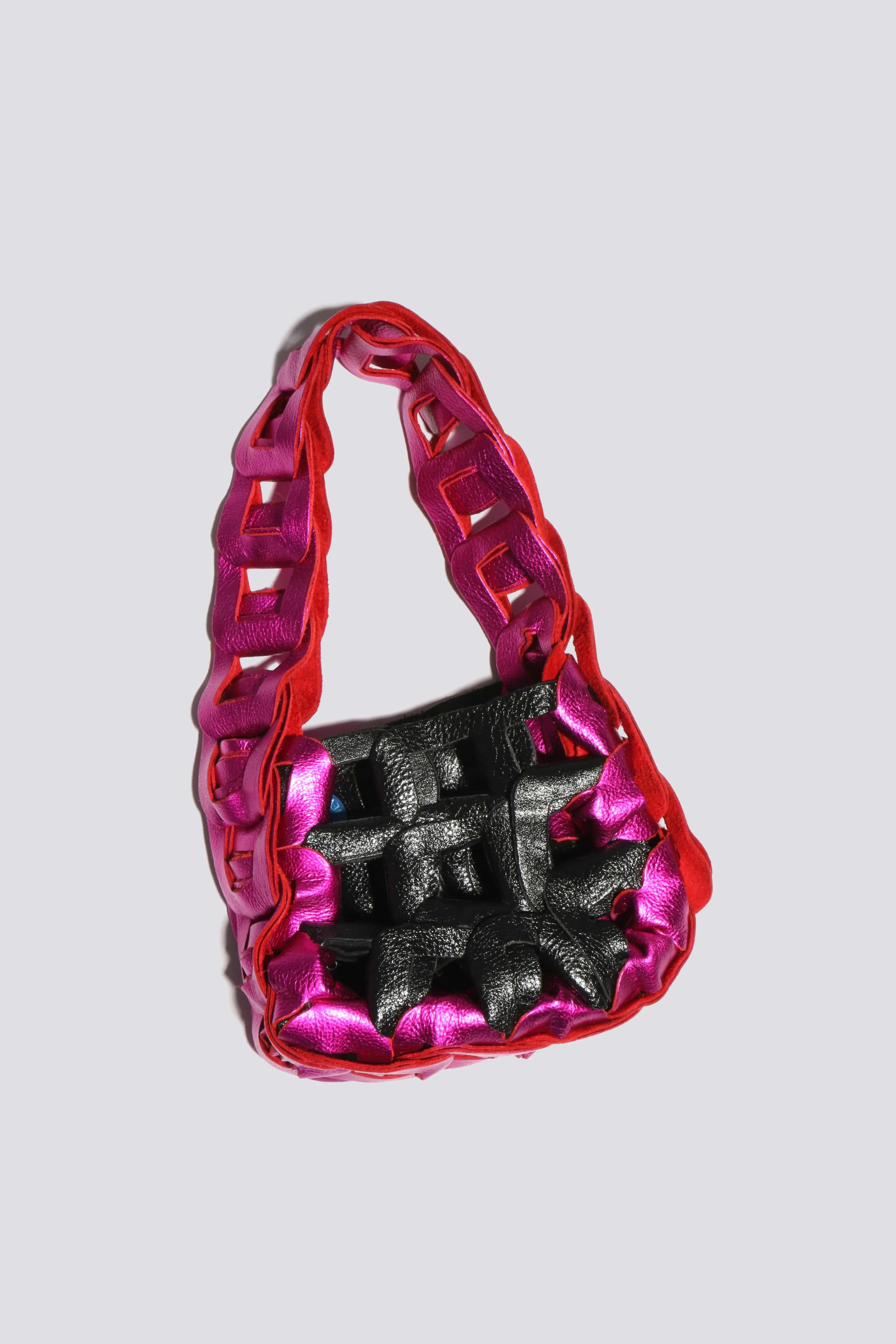 Metallic Pink Mini Links Tote