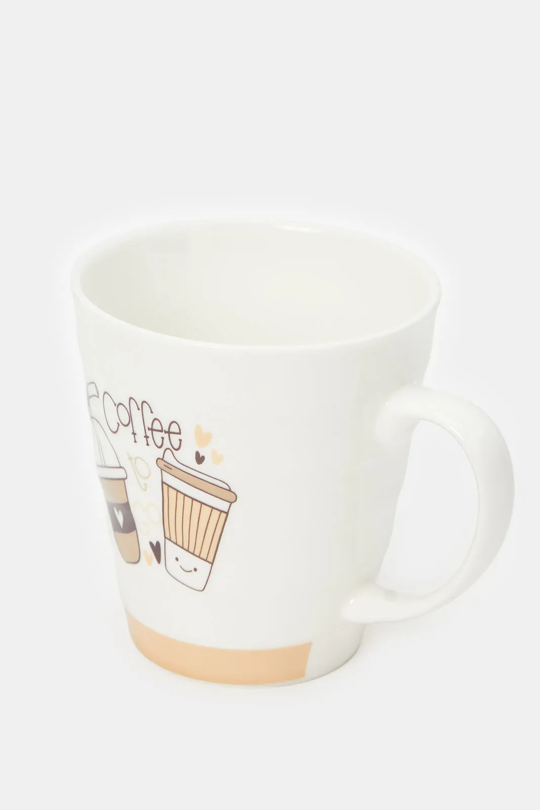 Multicolour Coffee To Go Printed Mug (12oz)