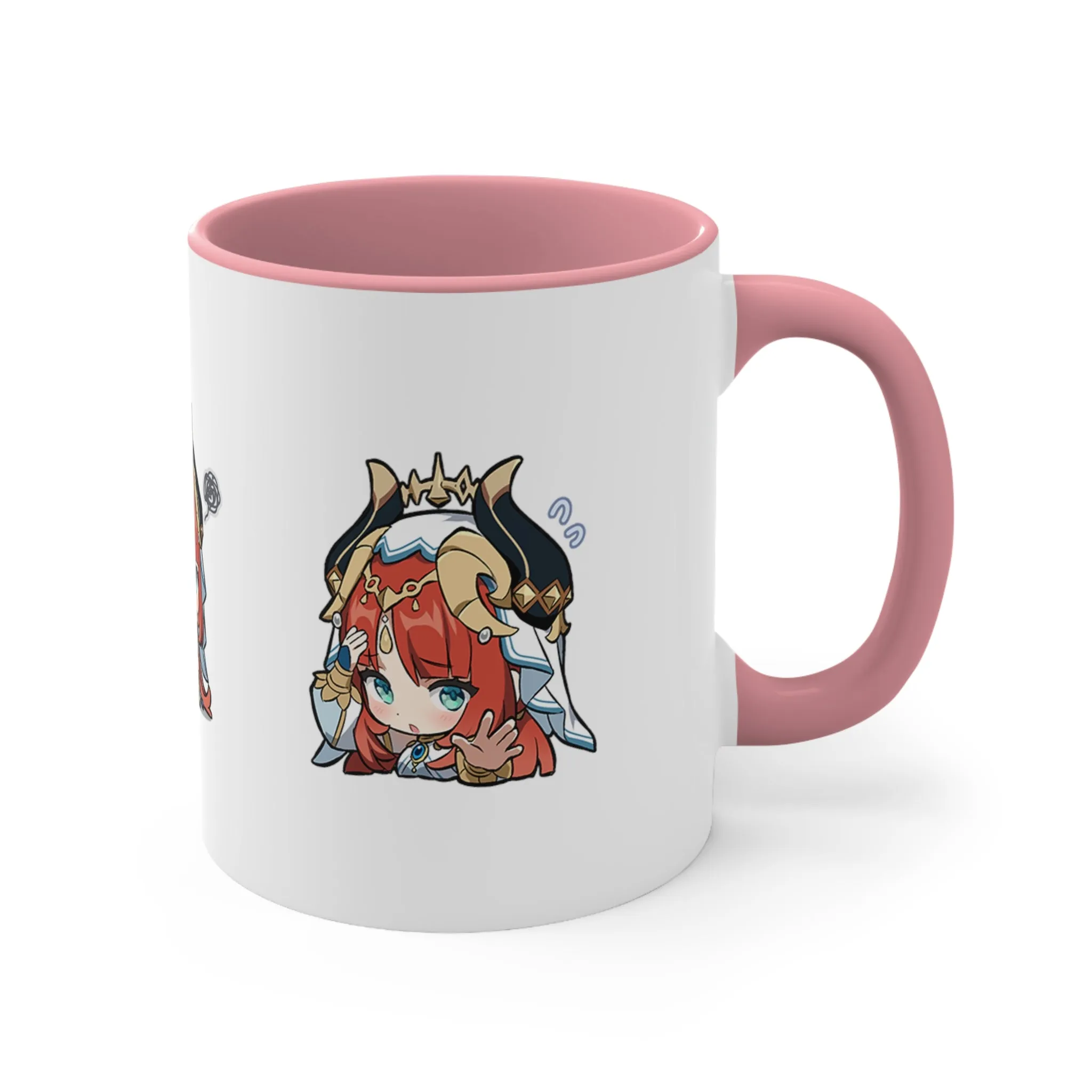 Nilou Genshin Impact Accent Coffee Mug, 11oz Cups Mugs Cup Gift For Gamer Gifts Game Anime Fanart Fan Birthday Valentine's Christmas