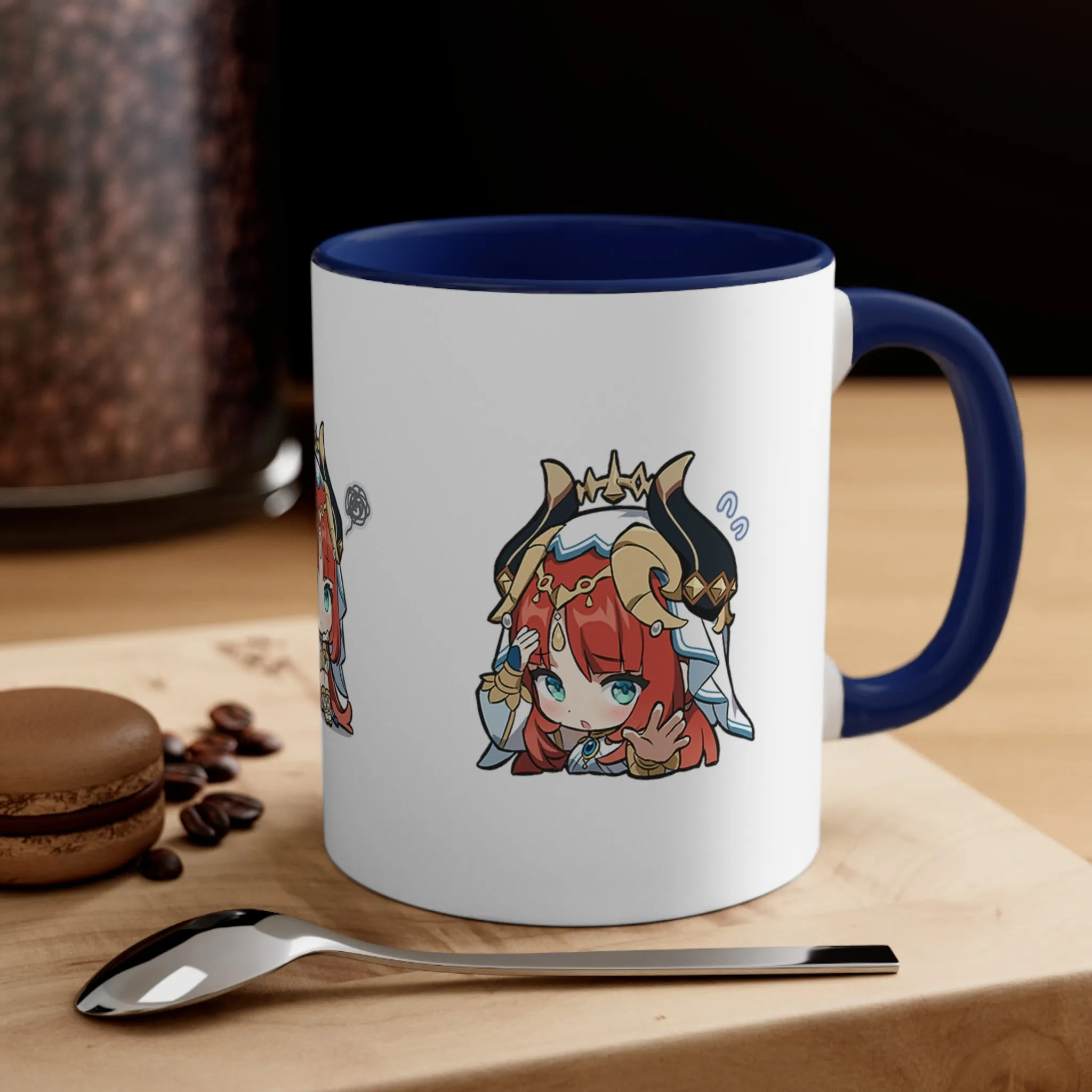 Nilou Genshin Impact Accent Coffee Mug, 11oz Cups Mugs Cup Gift For Gamer Gifts Game Anime Fanart Fan Birthday Valentine's Christmas