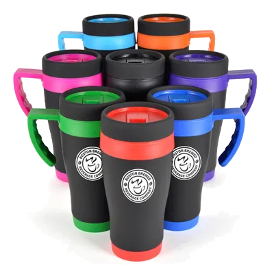 Oregan Black Thermo Mugs